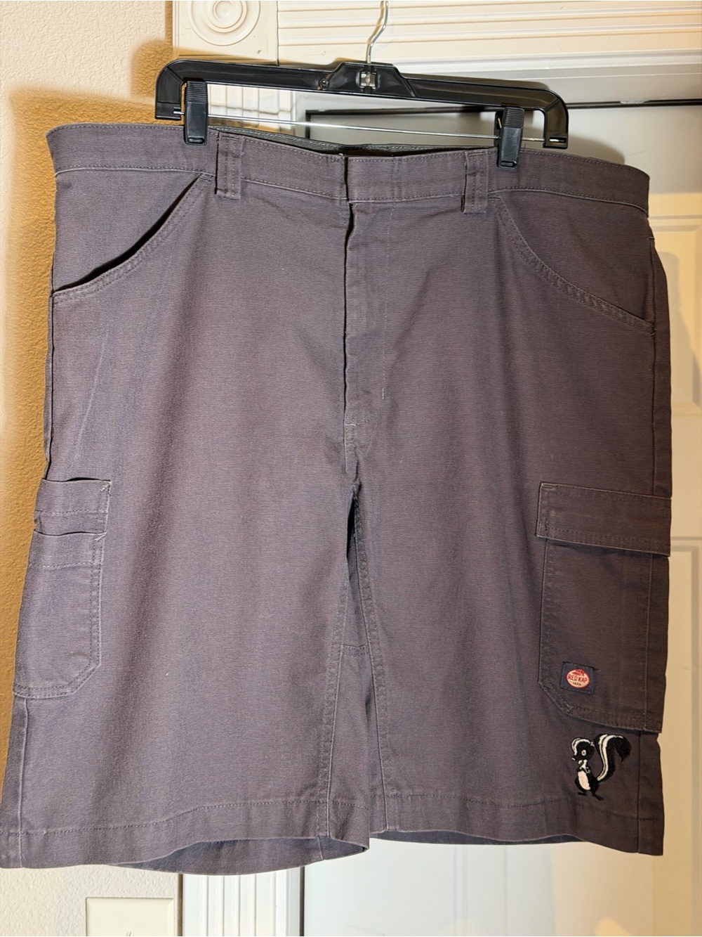 Red Kap 1923~Men’s~Dark Gray~Poly/Cotton Blend~(7) Pocket~Cargo Shorts~Size 40